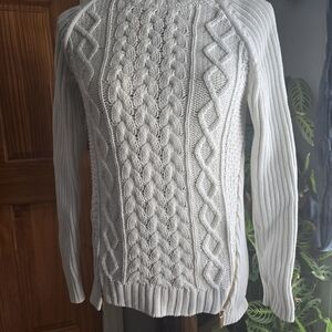 Michael Kors Cable Knit Sweater - White